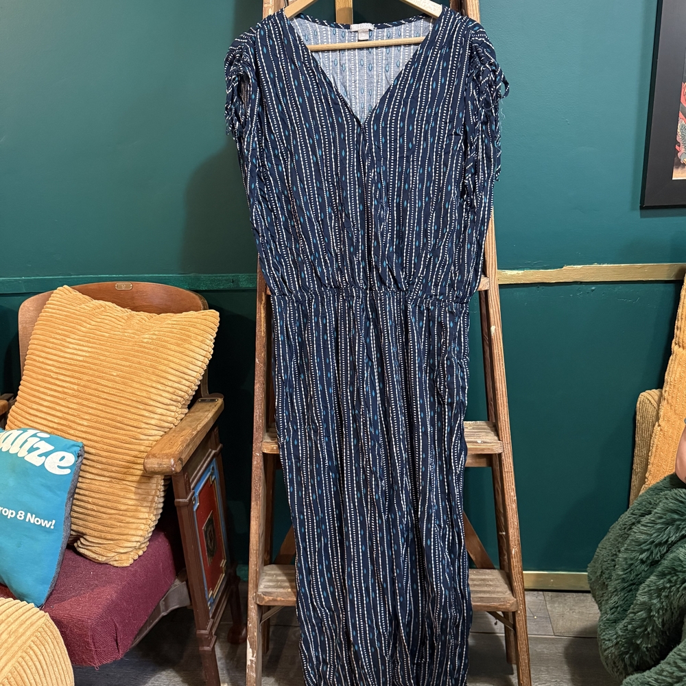 Falls Creek Blue Flowy Romper